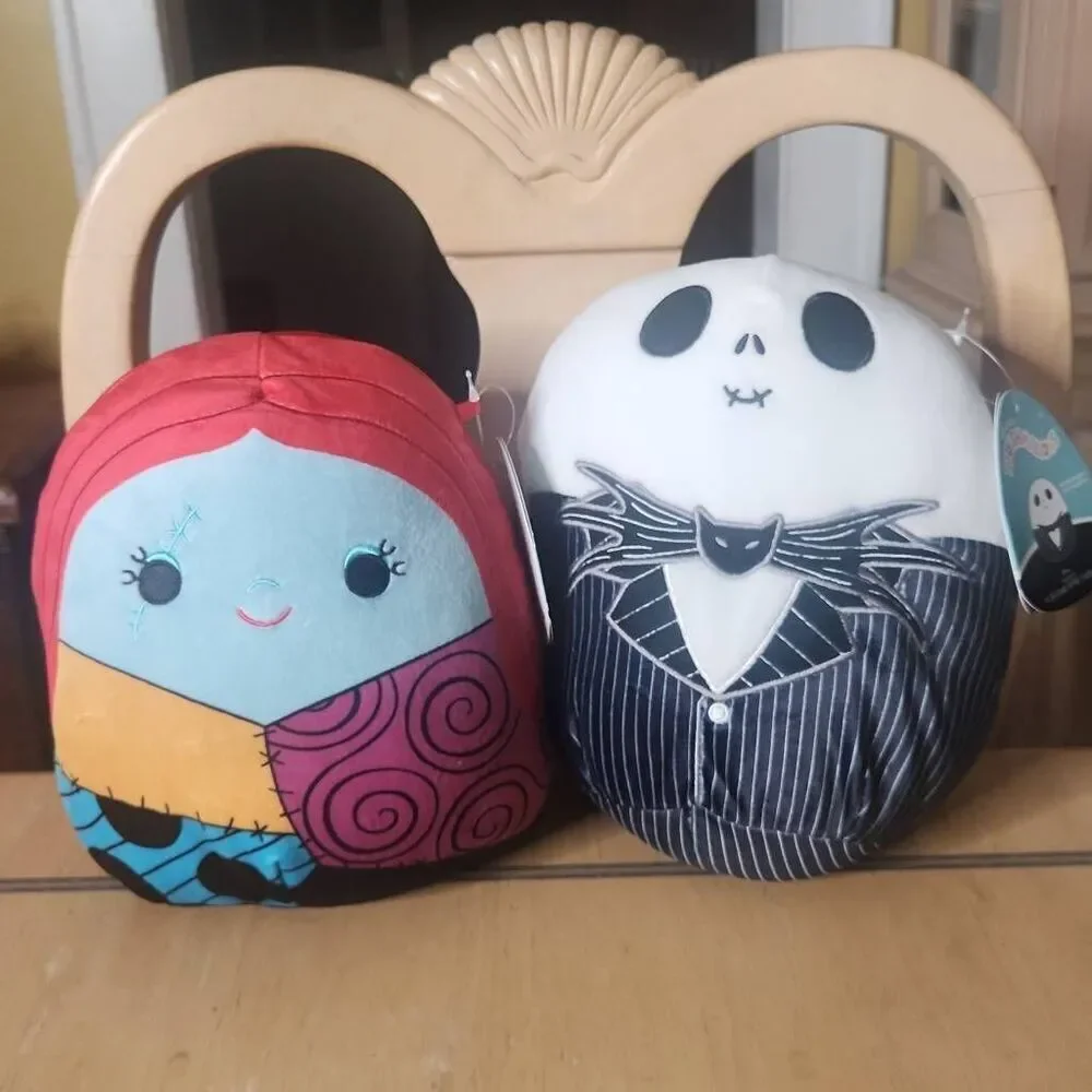 Squishmallow Nightmare before Christmas Jack and Sally 8